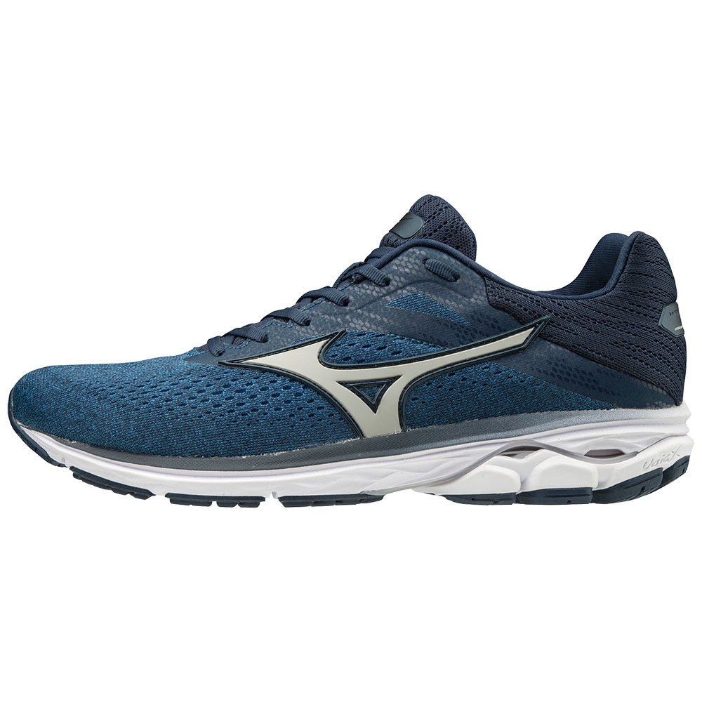 Tenis Para Correr Mizuno WAVE RIDER 23 Para Hombre Azules 1276045-TC